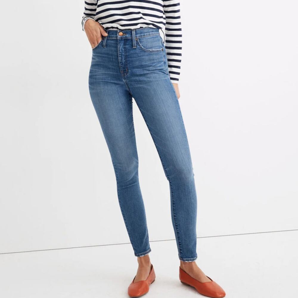 Madewell 11" High Rise Denim Skinny Jeans Maricopa Blue 29